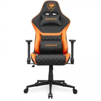 Universaali pelituoli COUGAR Gaming Armor One V2 F pehmustettu istuin musta oranssi