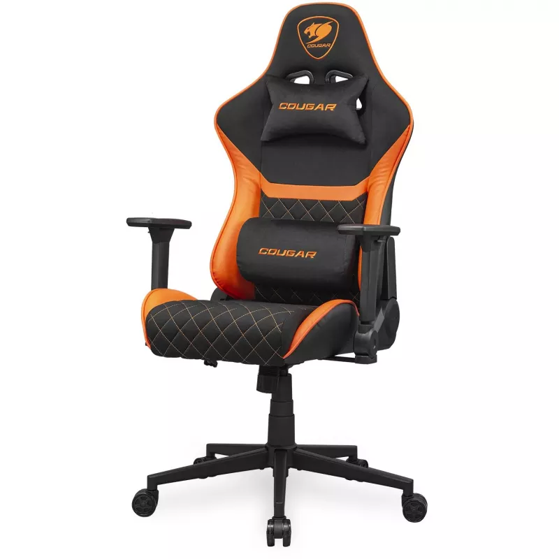 Universaali pelituoli COUGAR Gaming Armor One V2 F pehmustettu istuin musta oranssi