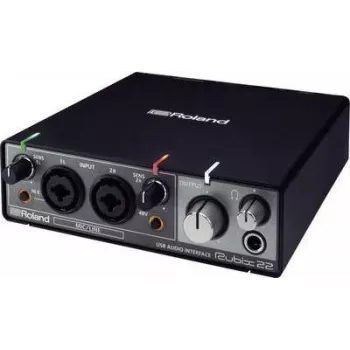 Roland Rubix22 - pöytämalli - musta - USB - 24-bit/192kHz - 44.1,48,96,192 kHz - USB (417431A99)