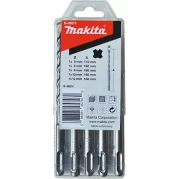 MAKITA B-49074 - HM-poranteräsarja V-PLUS nro 3 yhdistelmävasaralle HR2470 (50/100 mm työpituus | 5 kpl) (B-49074)
