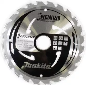 Makita Special EFFICUT - pyörösahanterä - puulle - 185 mm - 24 hammasta (E-08682)