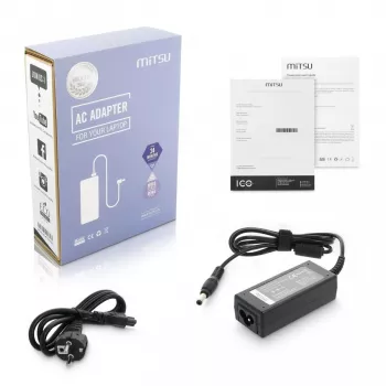 Kannettavan tietokoneen laturi MITSU 20V 2A (5,5x2,5) yhteensopiva MSI, Medion, Lenovo kanssa