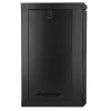 Extralink Lite 12U 530X400 seinäasennus rack-kaappi musta, välilevyllä
