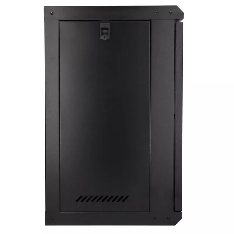 Extralink Lite 12U 530X400 seinäasennus rack-kaappi musta, välilevyllä