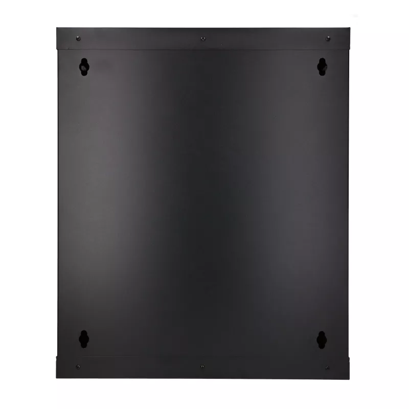 Extralink Lite 12U 530X400 seinäasennus rack-kaappi musta, välilevyllä