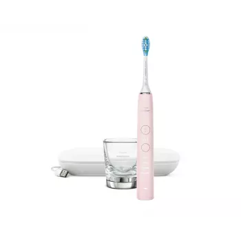 Sähköinen äänihammasharja Philips DiamondClean 9000 HX9911/29 — aikuisille, sisäänrakennettu Li-Ion-akku, Soft- & Normal-tilat, pinkki