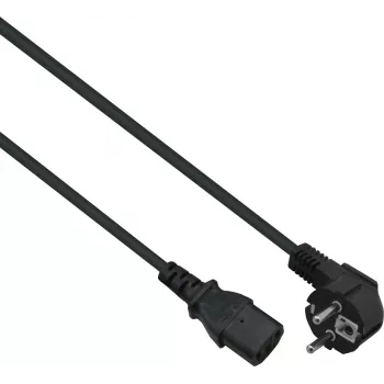 Virtajohto Helos 262654 musta 1,8 m CEE 7/7 IEC C13