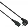 Virtajohto Helos 262654 musta 1,8 m CEE 7/7 IEC C13