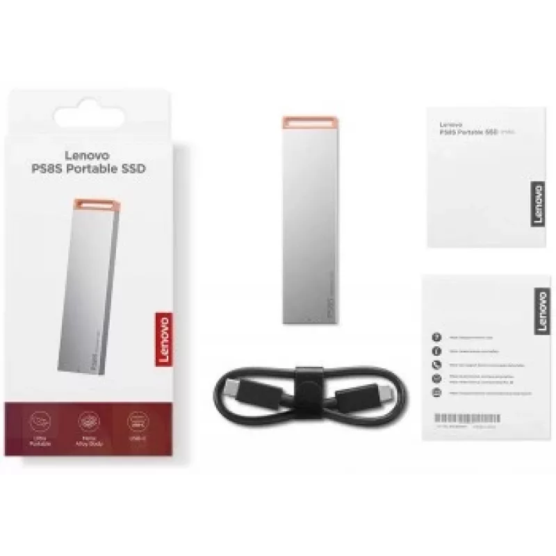 Ulkoinen SSD-asema Lenovo 4XB1T88412 1 TB USB Type-C 3.2 Gen 2 (harmaa)