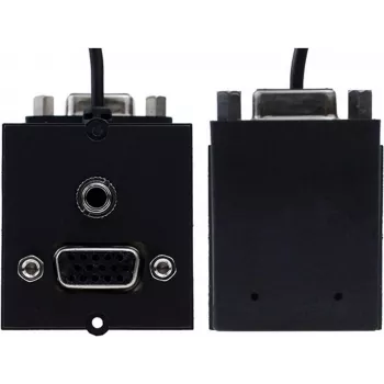 Pistorasiamoduuli VGA + RCA Bachmann 917.058 audio-videoliitäntä
