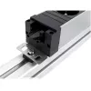 Pistorasialista Bachmann STEP ALU 1x USB 1x Custom-moduuli 2x pistorasia