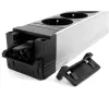 Pistorasialista Bachmann STEP ALU 1x USB 1x Custom-moduuli 2x pistorasia