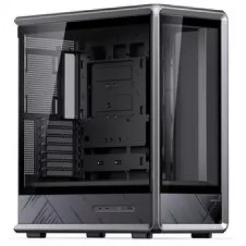 Jonsbo D401 PC-kotelo, Midi Tower, ATX, karkaistu lasi – musta