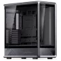Jonsbo D401 PC-kotelo, Midi Tower, ATX, karkaistu lasi – musta