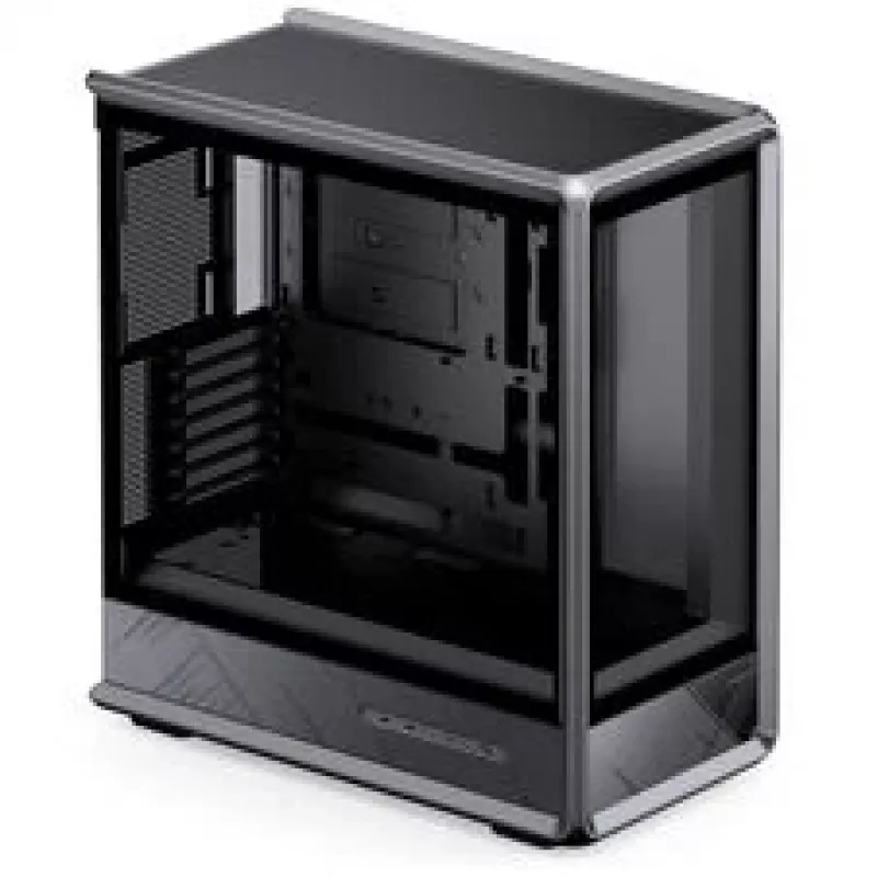 Jonsbo D401 PC-kotelo, Midi Tower, ATX, karkaistu lasi – musta