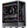 Jonsbo D401 PC-kotelo, Midi Tower, ATX, karkaistu lasi – musta