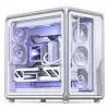 Jonsbo X400 PC-kotelo, Midi Tower, ATX, karkaistu lasi – valkoinen