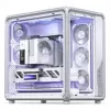 Jonsbo X400 PC-kotelo, Midi Tower, ATX, karkaistu lasi – valkoinen