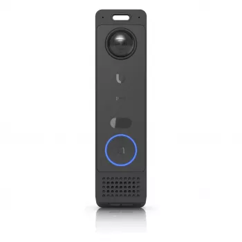 Ubiquiti UVC-G6-Entry kaikkien sääolosuhteiden PoE+ ovikello parannetuilla AI-tunnistuksilla, kaksisuuntainen ääni, toissijainen pakettikamera ja integroitu Access Reader