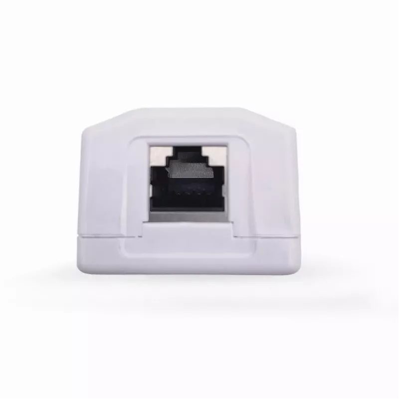 Seinäasennettava suojattu verkkopistorasia GEMBIRD 1×RJ45 Cat6A FTP