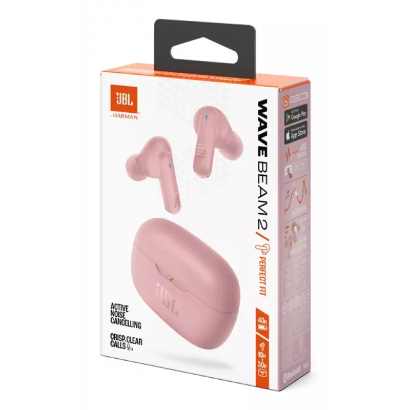 JBL Wave Beam 2 headset langaton in-ear puhelut/musiikki Bluetooth pinkki
