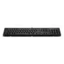 HP 125 johdollinen näppäimistö täysikokoinen USB kalvo musta