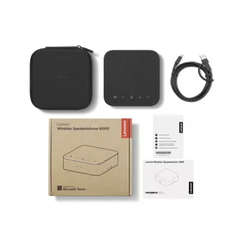 Lenovo kaiutinpuhelin 4Y71Q47766 — PC Bluetooth, USB-C, Li-Ion-akku 4215 mAh, musta