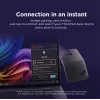 Langaton kaksikätinen Bluetooth-hiiri Lenovo 4Y51T62792 — IR LED, 4000 DPI, 7 painiketta, rulla, harmaa