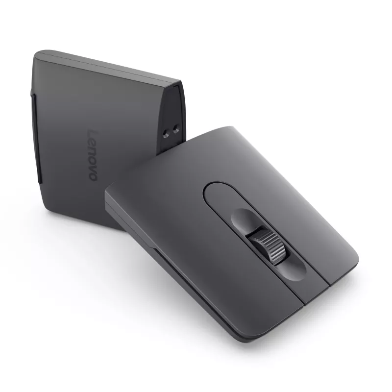 Langaton kaksikätinen Bluetooth-hiiri Lenovo 4Y51T62792 — IR LED, 4000 DPI, 7 painiketta, rulla, harmaa