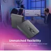 Langaton kaksikätinen Bluetooth-hiiri Lenovo 4Y51T62792 — IR LED, 4000 DPI, 7 painiketta, rulla, harmaa