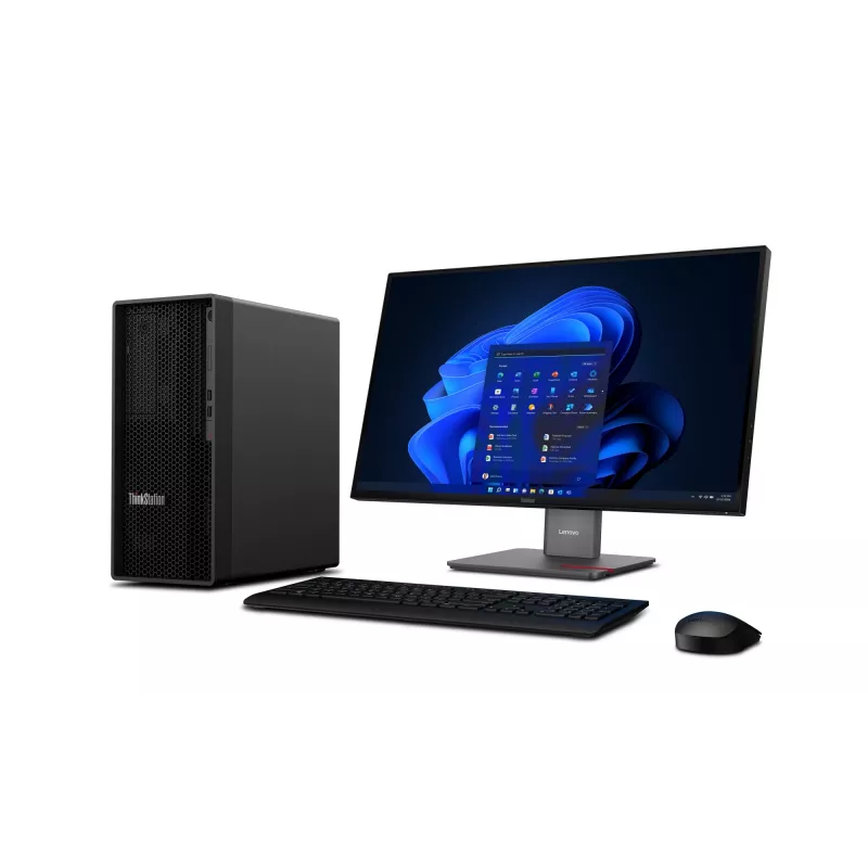 Lenovo ThinkStation P2 Tower Gen 2 Intel Core Ultra 5 225 32 GB DDR5-SDRAM 512 GB SSD Windows 11 Pro työasema musta