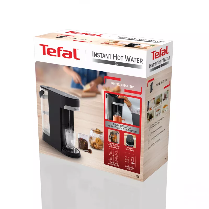 Tefal Instant Hot Water BR3508E0 juomavesiautomaatti musta 2 l