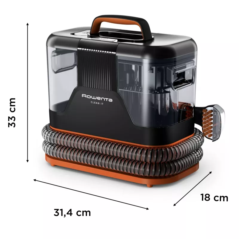 Rowenta Clean It IN5011F0 — märkä- ja kuivaimuri, pussiton, vesisuodatus, 1,5 l, 400 W