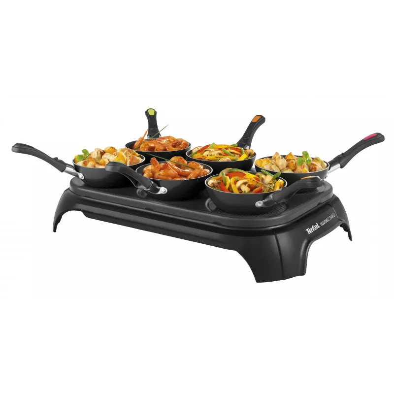 Tefal WokParty Duo PY5828 musta, ruostumaton teräs 1000 W