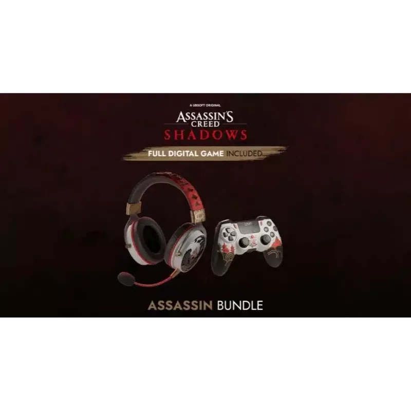 Lexip Assassin’s Creed Shadows ”Assassin” -laatikko PC-peli kuulokemikrofoni ohjain