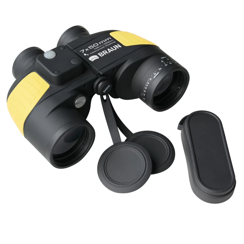 Braun Marine Binoculars kiikari BaK-4 Porro musta, keltainen