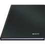 Leitz muistikirja Solid Hardcover A5 viivoitettu 90 g 80 arkkia, yksivärinen, musta, A5, 80 arkkia, kiiltävä, 80 g/m²
