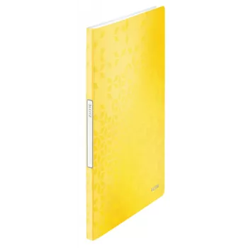 Leitz näyttökansio WOW PP 20 taskua, keltainen, polyvinyylikloridi (PVC), 20 taskua, A4, 231 mm, 13 mm