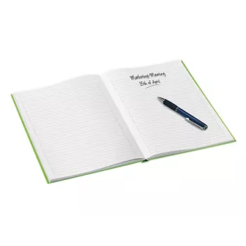 Leitz muistikirja WOW A4 viivoitettu kovakantinen 90g/80 arkkia, kuvio, vihreä, A4, 80 arkkia, 80 g/m², viivoitettu paperi