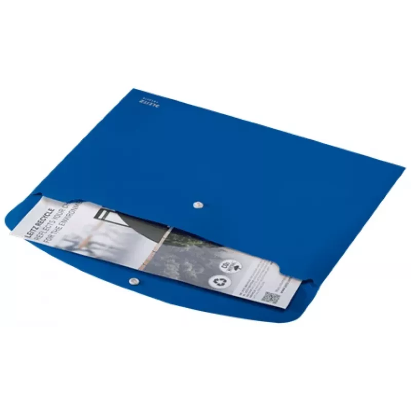 Leitz Recycle asiakirjakansio, kirjekansio, A4, polypropeeni (PP), sininen, vaaka, 60 arkkia