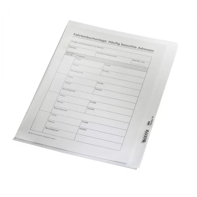 Leitz 41050000 kansio PVC läpinäkyvä A5