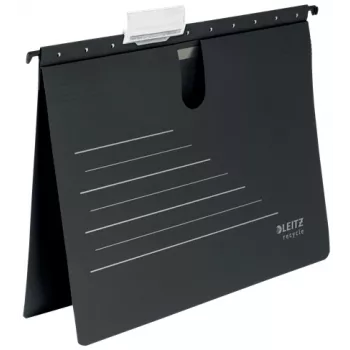 Leitz Alpha® Recycle kartonkinen riippukansio, A4, musta, kartonki, 348 mm, 2 mm, 270 mm