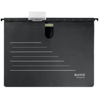Leitz Alpha® Recycle kartonkinen riippukansio, A4, musta, kartonki, 348 mm, 2 mm, 270 mm