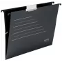 Leitz Alpha® Recycle kartonkinen riippukansio, A4, musta, kartonki, 80 g/m², 150 arkkia, 348 mm