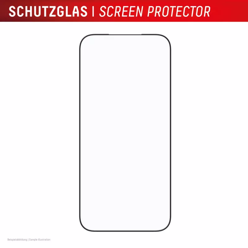 Näytönsuojakalvo e.v.i. Displex Premium iPhone 17 Pro Max Mount Master -asennusavulla (naarmu- ja likaahylkivä, läpinäkyvä/musta)