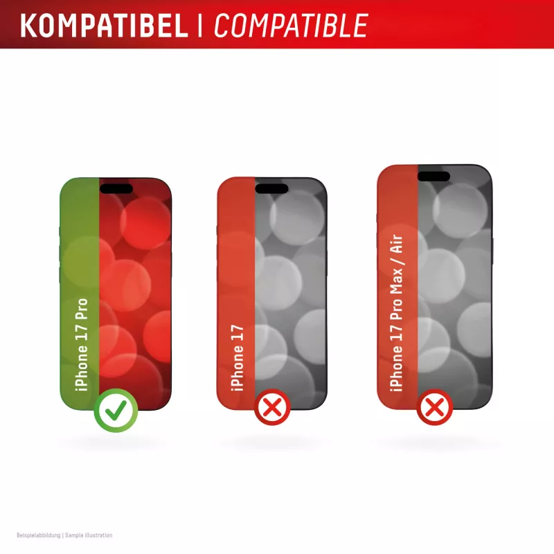 Displex Privacy näytönsuoja (10H) Apple iPhone 17 Pro, tietosuojasuodatin
