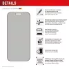 Privacy näytönsuojalasi karkaistusta lasista e.v.i. Displex (10H) Apple iPhone 17 Pro Max, tietosuojasuodatin