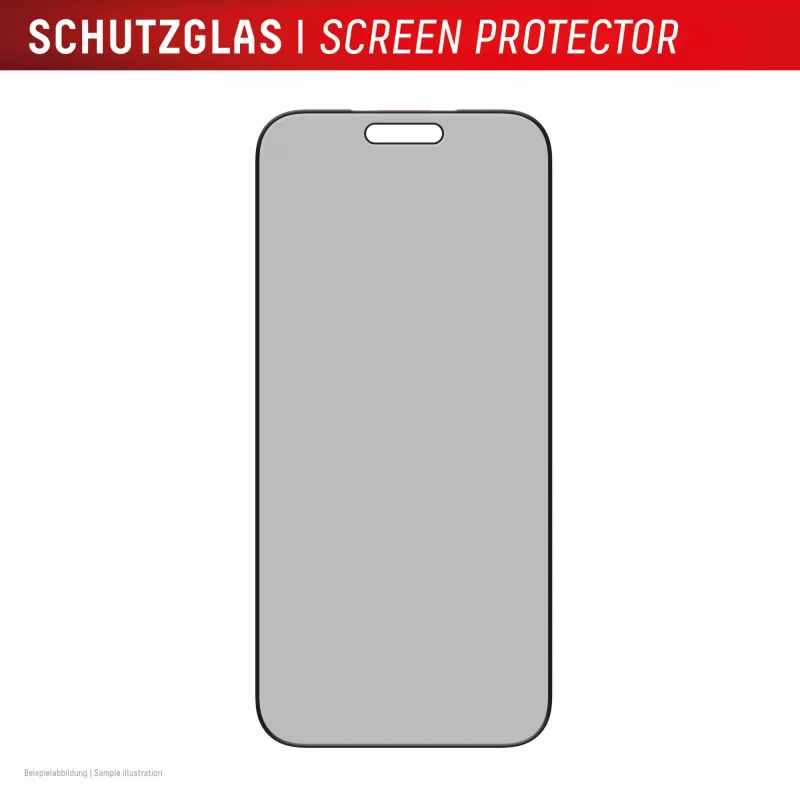 Privacy näytönsuojalasi karkaistusta lasista e.v.i. Displex (10H) Apple iPhone 17 Pro Max, tietosuojasuodatin