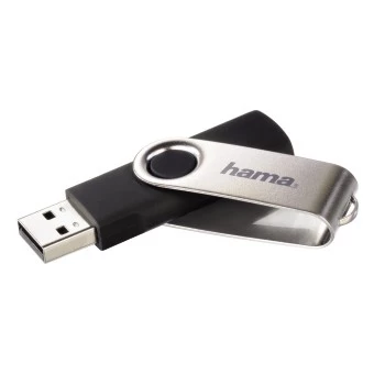 Hama Rotate USB 2.0 32 GB USB-muistitikku USB Type-A musta