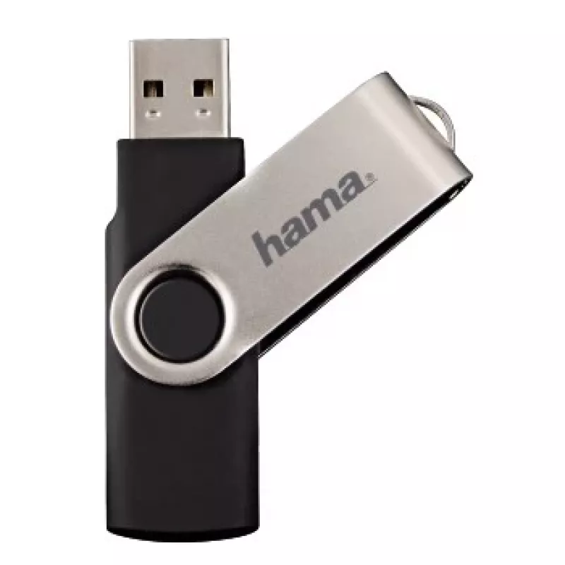 Hama Rotate USB 2.0 32 GB USB-muistitikku USB Type-A musta